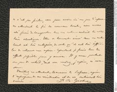 Nachlass Franz Steindachner, Briefkarte von Raffaelo Gestro an Franz Steindachner (25.05.1909), Inv.Nr. 158.03, Seite 2